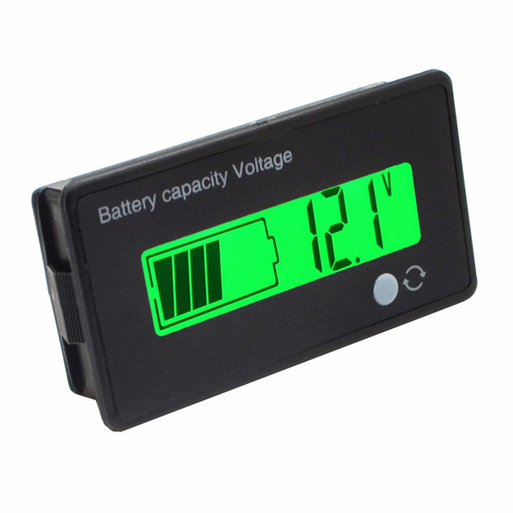 12V/24V/36V/48V 8-70V LCD Acid Lead 3.7V Lithium Battery Capacity Indicator Digital Voltmeter 1