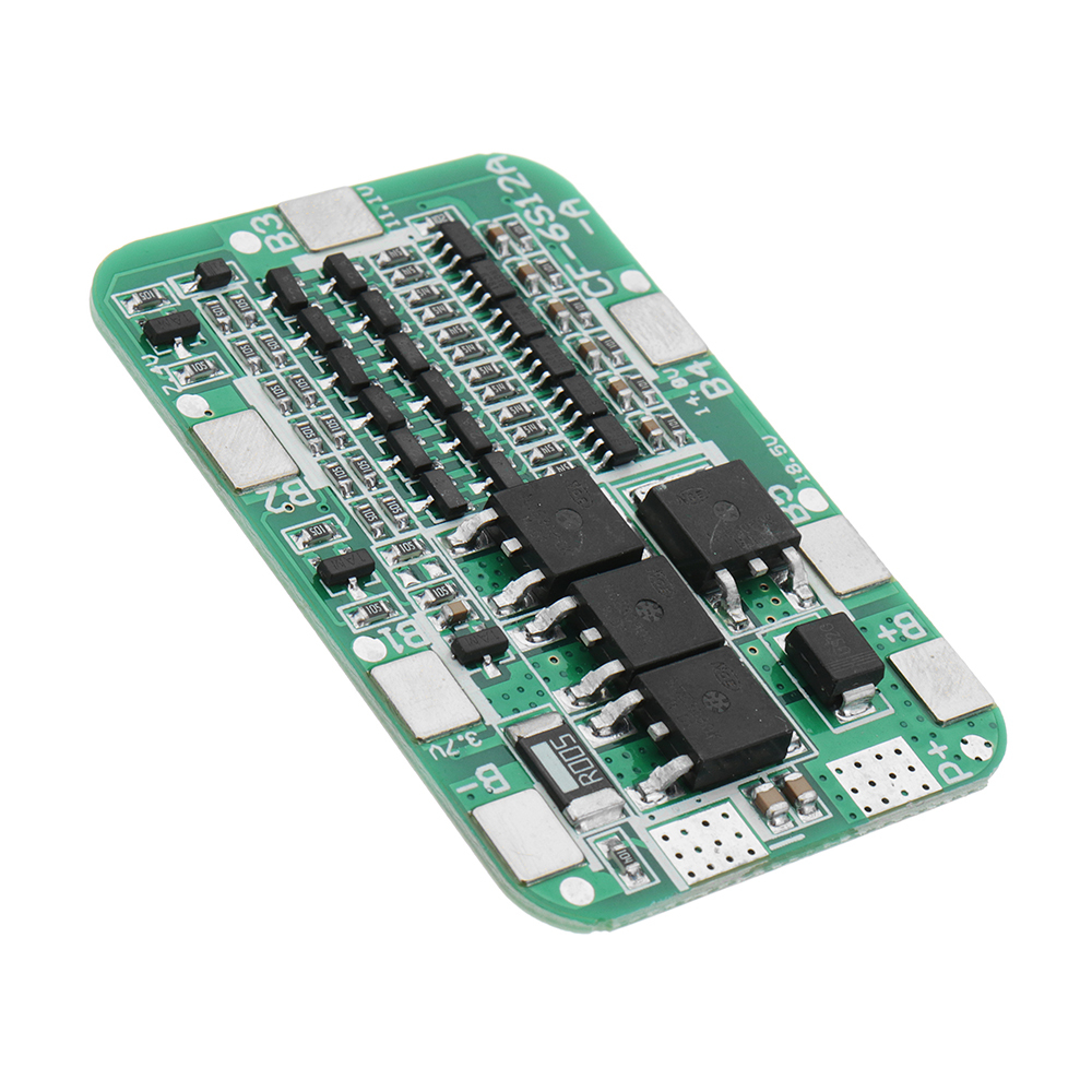 3pcs DC 24V 15A 6S PCB BMS Protection Board For Solar 18650 Li-ion Lithium Battery Module With Cell 1