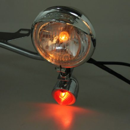Turn Light Spot Lightt Bar Passing Lamp For Harley Davidson Honda Kawasaki Vulcan 5