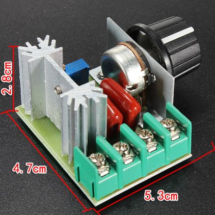 2000W Speed Controller SCR Voltage Regulator Dimming Dimmer Thermostat 4
