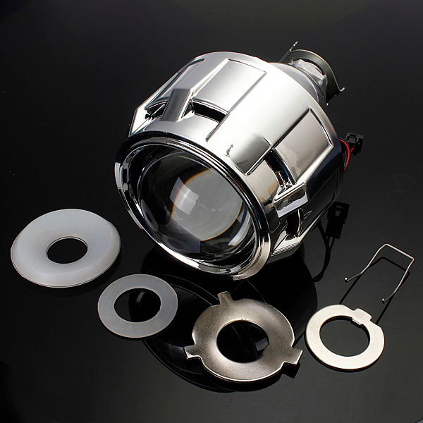 2.5 Inch Motor Bi-xenon HID Projector Angle Eye Halo Lens Headlight 2
