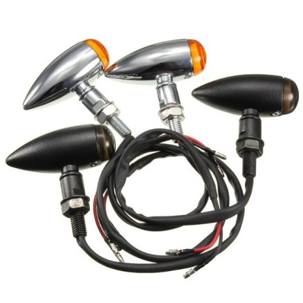 Motorcycle Bullet Turn Signal Indicator Light Lamp For Harley Chopper 2