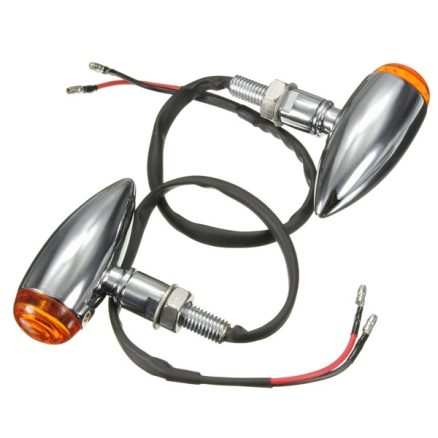Motorcycle Bullet Turn Signal Indicator Light Lamp For Harley Chopper 4