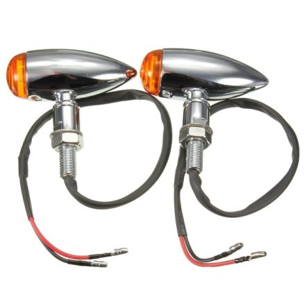 Motorcycle Bullet Turn Signal Indicator Light Lamp For Harley Chopper 7
