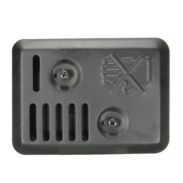 Exhaust Muffler With Heat Shield For Honda GX160 200 5.5 6.5 HP 2 Exhaust Muffler With Heat Shield For Honda GX160 200 5.5 6.5 HP - Image 2