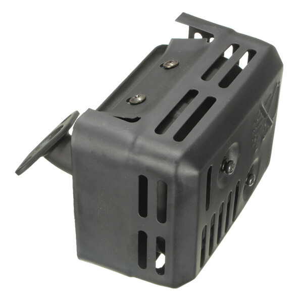 Exhaust Muffler With Heat Shield For Honda GX160 200 5.5 6.5 HP 3 Exhaust Muffler With Heat Shield For Honda GX160 200 5.5 6.5 HP - Image 3