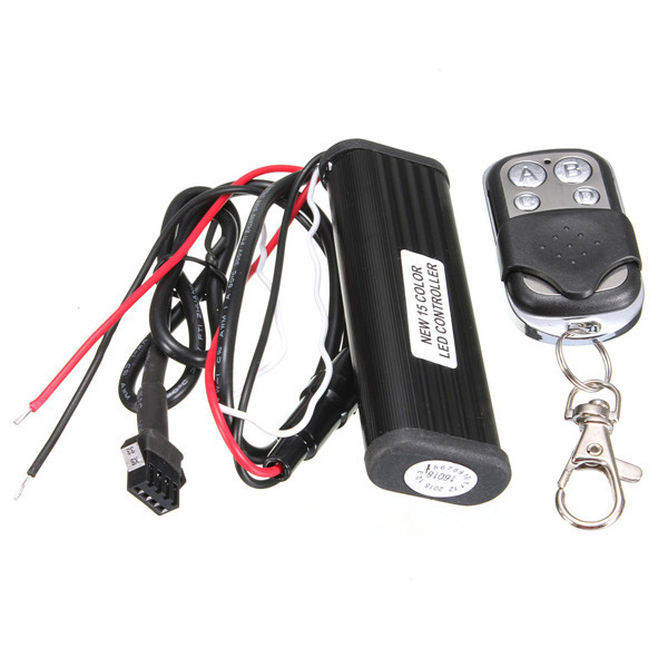 Car Motorcycle RGB Color LED Controller Remote Strip Light Kit Multi-Color 4 Car Motorcycle RGB Color LED Controller Remote Strip Light Kit Multi-Color - Image 4