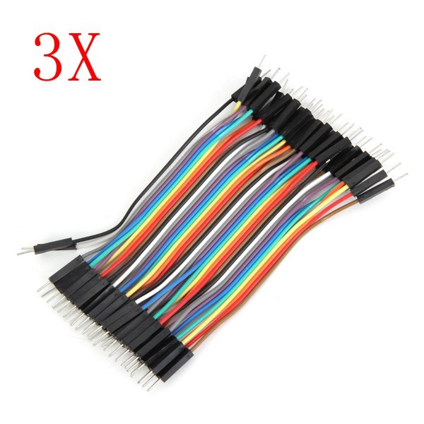 120pcs 10cm Male To Male Jumper Cable Dupont Wire For 1