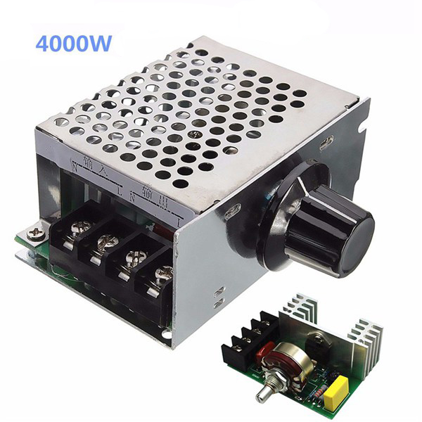 4000W 220V AC SCR Voltage Regulator Dimmer Electric Motor Speed Controller 1