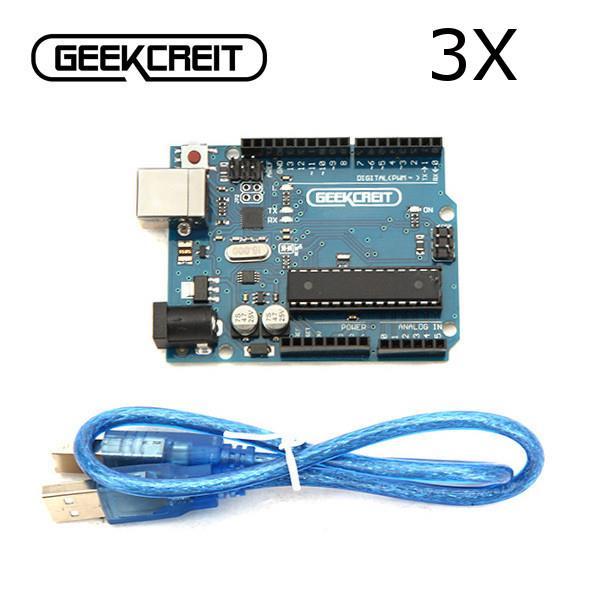 3Pcs UNO R3 ATmega16U2 AVR USB Development Main Board 1 3Pcs UNO R3 ATmega16U2 AVR USB Development Main Board