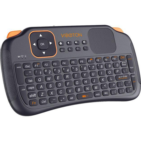 VIBOTON S1 Mini 2.4GHz Wireless Smart Keyboard Air Mouse for Mini PC Android TV HTPC 2