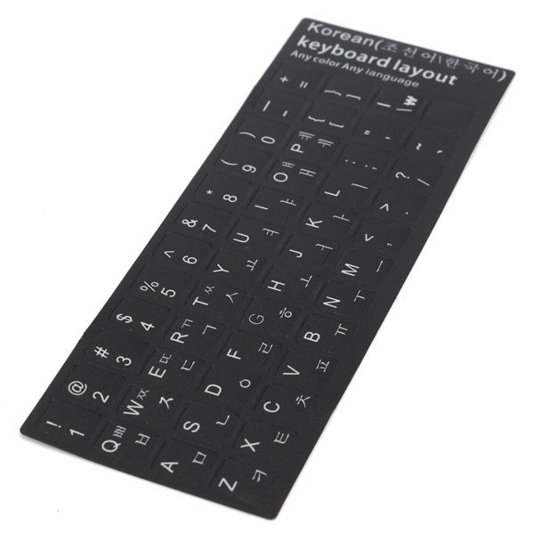 Korean Keyboard Transparent Laptop Desktop Alphabet Stickers Protective Film 3 Korean Keyboard Transparent Laptop Desktop Alphabet Stickers Protective Film - Image 3