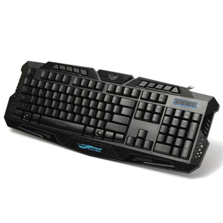 M200 USB 3 Colors LED Backlit Wired Gaming Keyboard 6