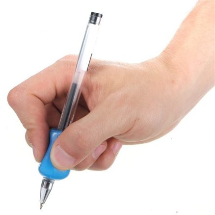 Soft Pen Holder Kids Ultra Pencil Pen Control Right Left Handed Holder Soft Silicone Grip Ambidextrous for Home School 2