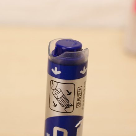 Genvana 1.5-3mm Press Type Marker Pen High-capacity For White Board Black Blue 5