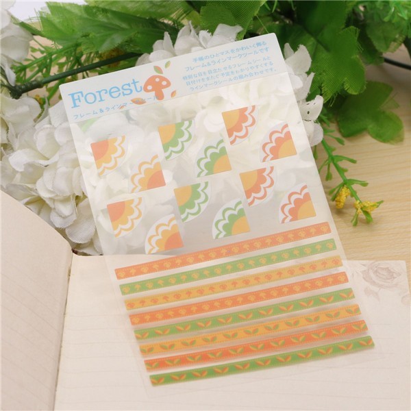 3 Pcs Korea Simple Life Painting Diary Stickers Diary Book Album Decoration 4 3 Pcs Korea Simple Life Painting Diary Stickers Diary Book Album Decoration - Image 4