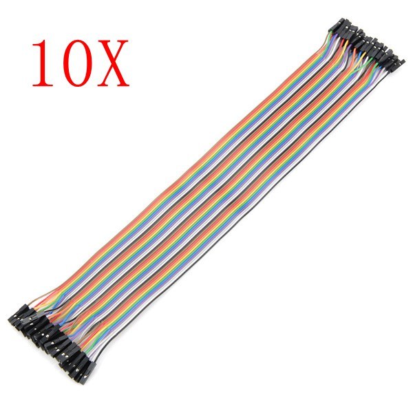 400pcs 30cm Female To Female Breadboard Wires Jumper Cable Dupont Wire 2