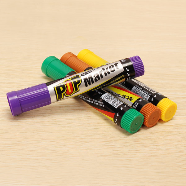 Genvana 12mm POP Marker Pen Oblique Square Point Repeated Filling 1 Genvana 12mm POP Marker Pen Oblique Square Point Repeated Filling