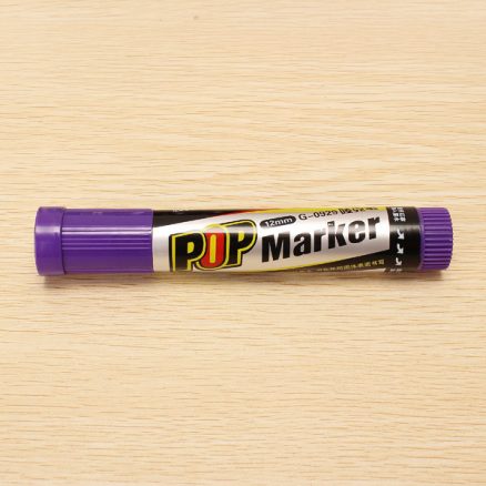 Genvana 12mm POP Marker Pen Oblique Square Point Repeated Filling 5