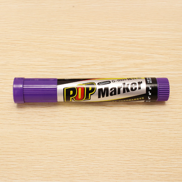 Genvana 12mm POP Marker Pen Oblique Square Point Repeated Filling 5 Genvana 12mm POP Marker Pen Oblique Square Point Repeated Filling - Image 5