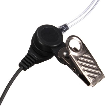 2 Pin Flexible Acoustic Tube Mic Earphone for Baofeng Kenwood Retevis TYT Walkie Talkie Two Way Radio Headset 4