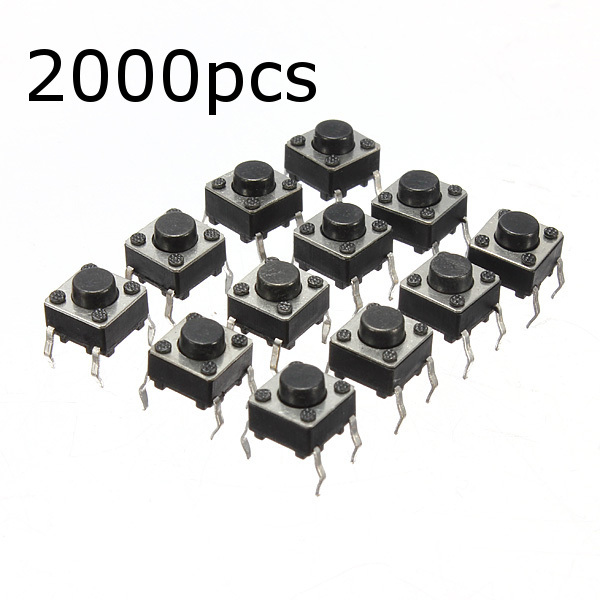 Geekcreit?® 2000pcs Mini Micro Momentary Tactile Tact Switch Push Button DIP P4 Normally Open 1 Geekcreit?® 2000pcs Mini Micro Momentary Tactile Tact Switch Push Button DIP P4 Normally Open