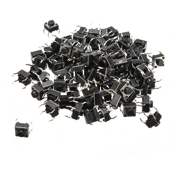 Geekcreit?® 2000pcs Mini Micro Momentary Tactile Tact Switch Push Button DIP P4 Normally Open 2 Geekcreit?® 2000pcs Mini Micro Momentary Tactile Tact Switch Push Button DIP P4 Normally Open - Image 2