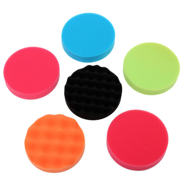 6pcs 6 Inch 150mm Polishing Buffing Pad Kit for Car Polisher 5 6pcs 6 Inch 150mm Polishing Buffing Pad Kit for Car Polisher - Image 5