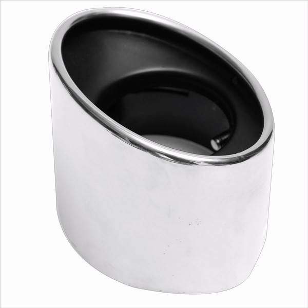 Exhaust Muffler Tail Tip Oval Pipe Chrome Stainless Steel For Honda Accord 08-12 3 Exhaust Muffler Tail Tip Oval Pipe Chrome Stainless Steel For Honda Accord 08-12 - Image 3
