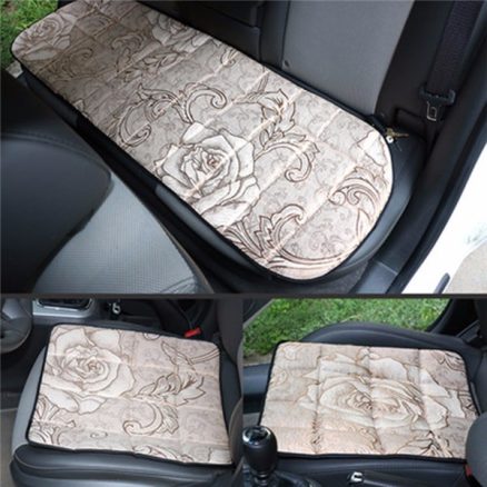 3Pcs Car Ice Silk Bamboo Charcoal Summer Seat Cushion Non Slip 45*45CM 135*45CM 4