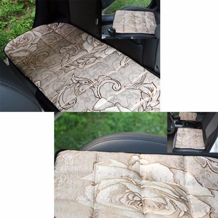 3Pcs Car Ice Silk Bamboo Charcoal Summer Seat Cushion Non Slip 45*45CM 135*45CM 5
