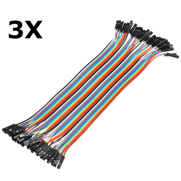 120pcs 20cm Female to Female Dupont Jumper Cable Dupont Wire 1
