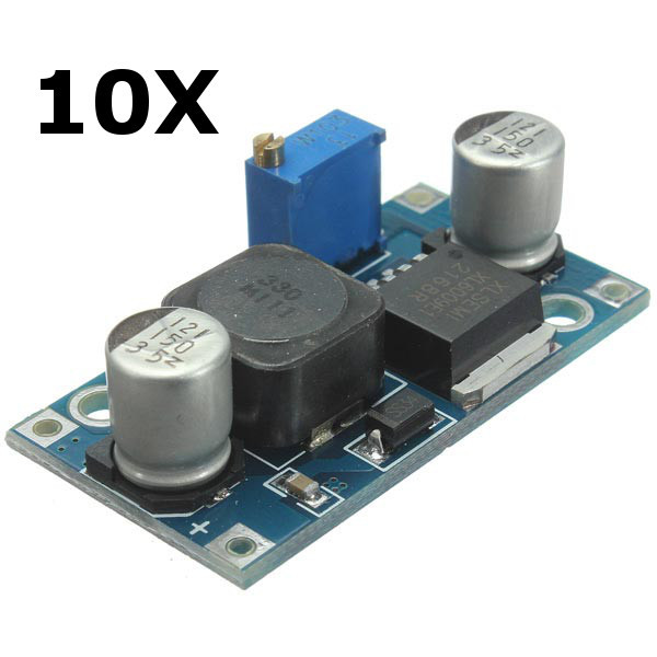 10Pcs Adjustable XL6009 Step Up Boost Voltage Power Supply Module Converter Regulator 2