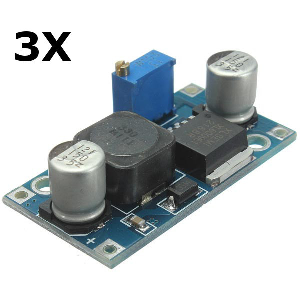 3Pcs Adjustable XL6009 Step Up Boost Voltage Power Supply Module Converter Regulator 1 3Pcs Adjustable XL6009 Step Up Boost Voltage Power Supply Module Converter Regulator