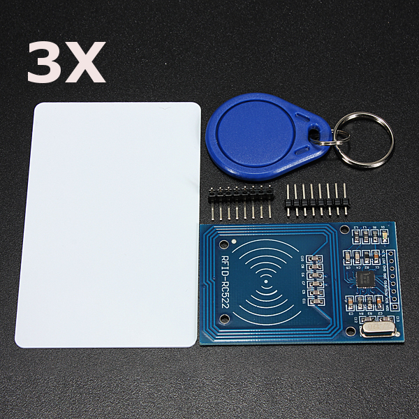 3Pcs 3.3V RC522 Chip IC Card Induction Module RFID Reader 13.56MHz 10Mbit/s Geekcreit for Arduino - products that work with official Arduino boards 2