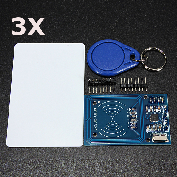 3Pcs 3.3V RC522 Chip IC Card Induction Module RFID Reader 13.56MHz 10Mbit/s Geekcreit for Arduino - products that work with official Arduino boards 1 3Pcs 3.3V RC522 Chip IC Card Induction Module RFID Reader 13.56MHz 10Mbit/s Geekcreit for Arduino - products that work with official Arduino boards