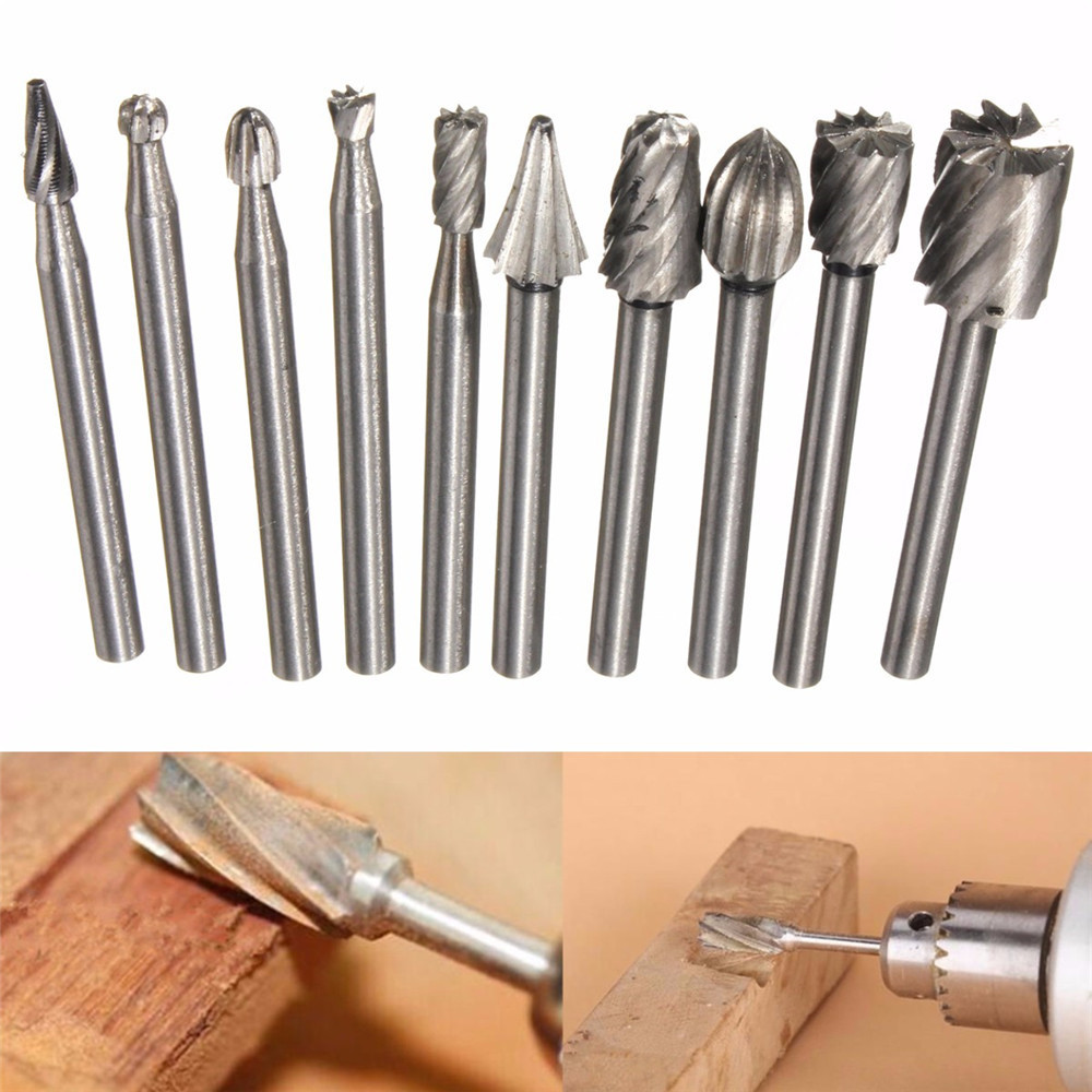 10pcs 1/8 Inch Shank Milling Rotary File Burrs Bit Set Wood Carving Rasps Router Bits Grinding Head 7 10pcs 1/8 Inch Shank Milling Rotary File Burrs Bit Set Wood Carving Rasps Router Bits Grinding Head - Image 7
