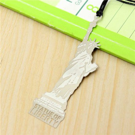 Metal Bookmark Travel Theme Note Memo Paper Marker Stationery Novelty Creative Gift 4