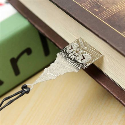 Metal Bookmark Travel Theme Note Memo Paper Marker Stationery Novelty Creative Gift 7