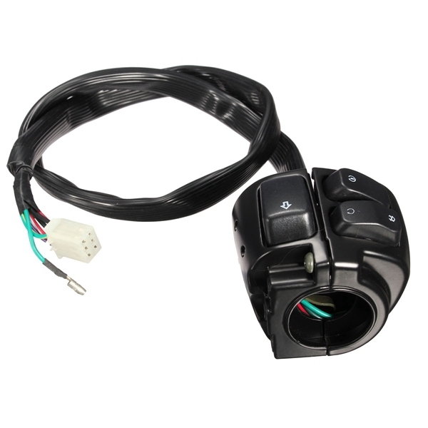 Pair 1inch 25mm Motorcycle Handlebar Control Switch Housing Wiring Harness for Harley 4 Pair 1inch 25mm Motorcycle Handlebar Control Switch Housing Wiring Harness for Harley - Image 4