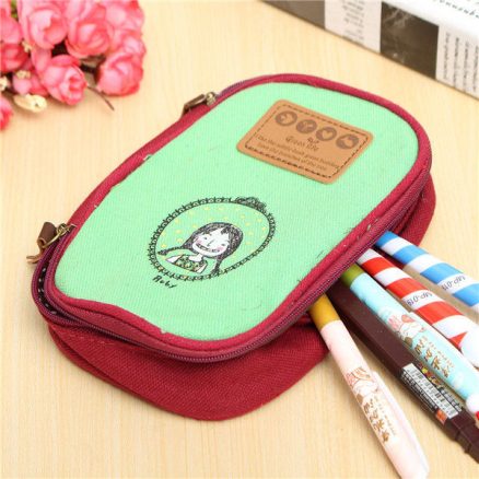 Pencil Bags Pen Case Storage Tool Stationery School Student Cosmetics Pouch 3