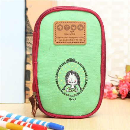 Pencil Bags Pen Case Storage Tool Stationery School Student Cosmetics Pouch 4