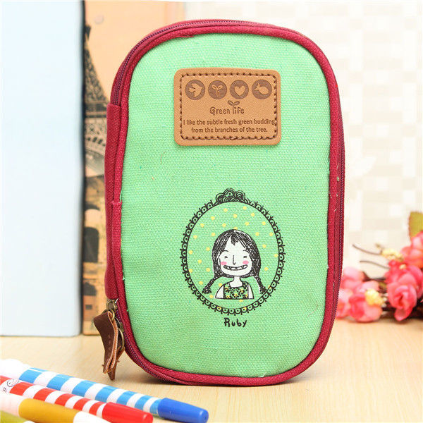 Pencil Bags Pen Case Storage Tool Stationery School Student Cosmetics Pouch 4 Pencil Bags Pen Case Storage Tool Stationery School Student Cosmetics Pouch - Image 4