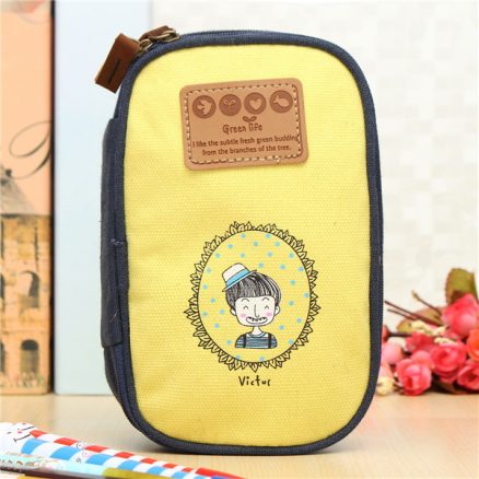 Pencil Bags Pen Case Storage Tool Stationery School Student Cosmetics Pouch 7