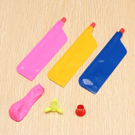 Colorful Traditional Classic Balloon Helicopter Portable Flying Toy 7
