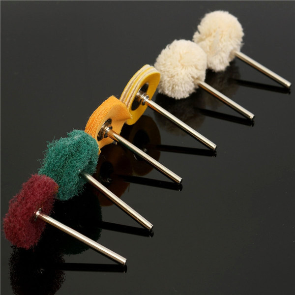 6pcs Polisher Buffer Wheel Polishing Buffing Pad Kit for Rotary Tool 3 6pcs Polisher Buffer Wheel Polishing Buffing Pad Kit for Rotary Tool - Image 3