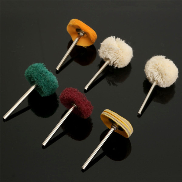 6pcs Polisher Buffer Wheel Polishing Buffing Pad Kit for Rotary Tool 5 6pcs Polisher Buffer Wheel Polishing Buffing Pad Kit for Rotary Tool - Image 5