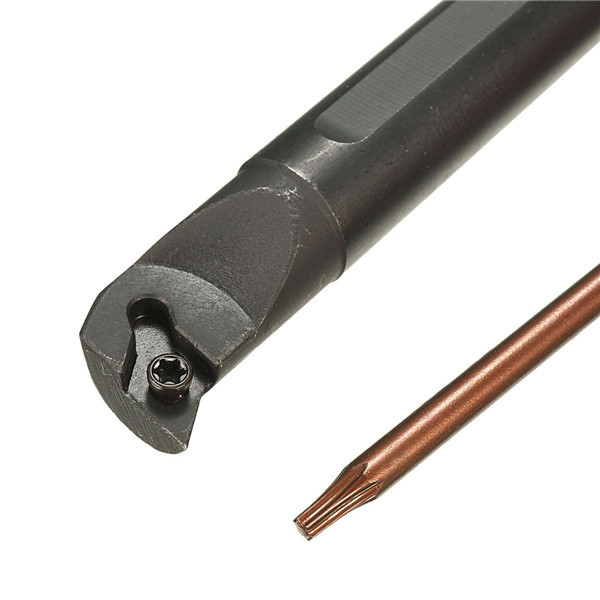 S12M-SDUCR07 12x150mm Internal Turning Tool Holder Boring Bar with DCMT0702 Insert and Wrench 4 S12M-SDUCR07 12x150mm Internal Turning Tool Holder Boring Bar with DCMT0702 Insert and Wrench - Image 4