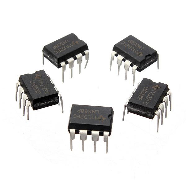 5 Pcs LM358P LM358N LM358 DIP-8 Chip IC Dual Operational Amplifier 2