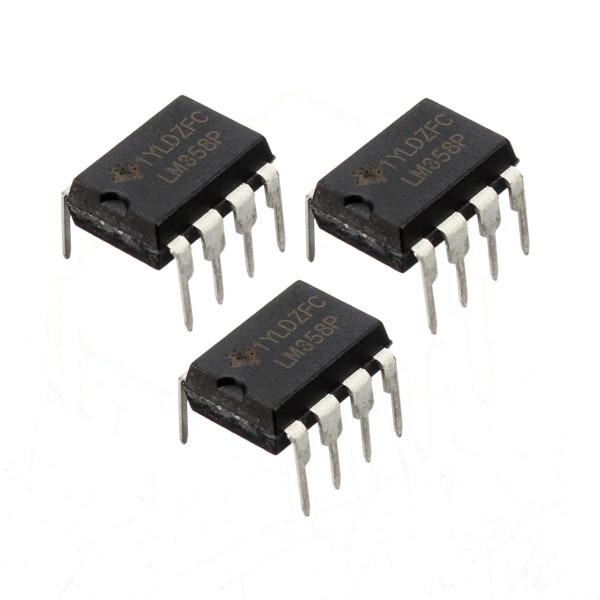 3 Pcs LM358P LM358N LM358 DIP-8 Chip IC Dual Operational Amplifier 1